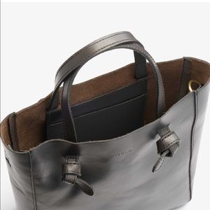 Nisolo Simone Convertible Shopper - Black Leather